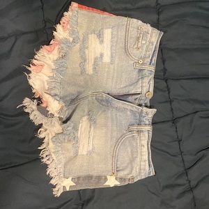 Mossimo high rise American flag shorts